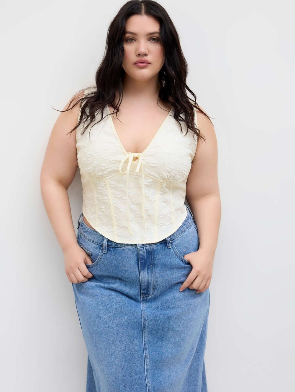 Cider Floral Corset Top